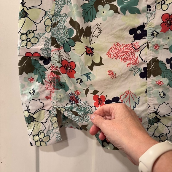 Y2K Eddie Bauer Skort | Skirt floral size 14 H1.2 - Picture 3 of 16